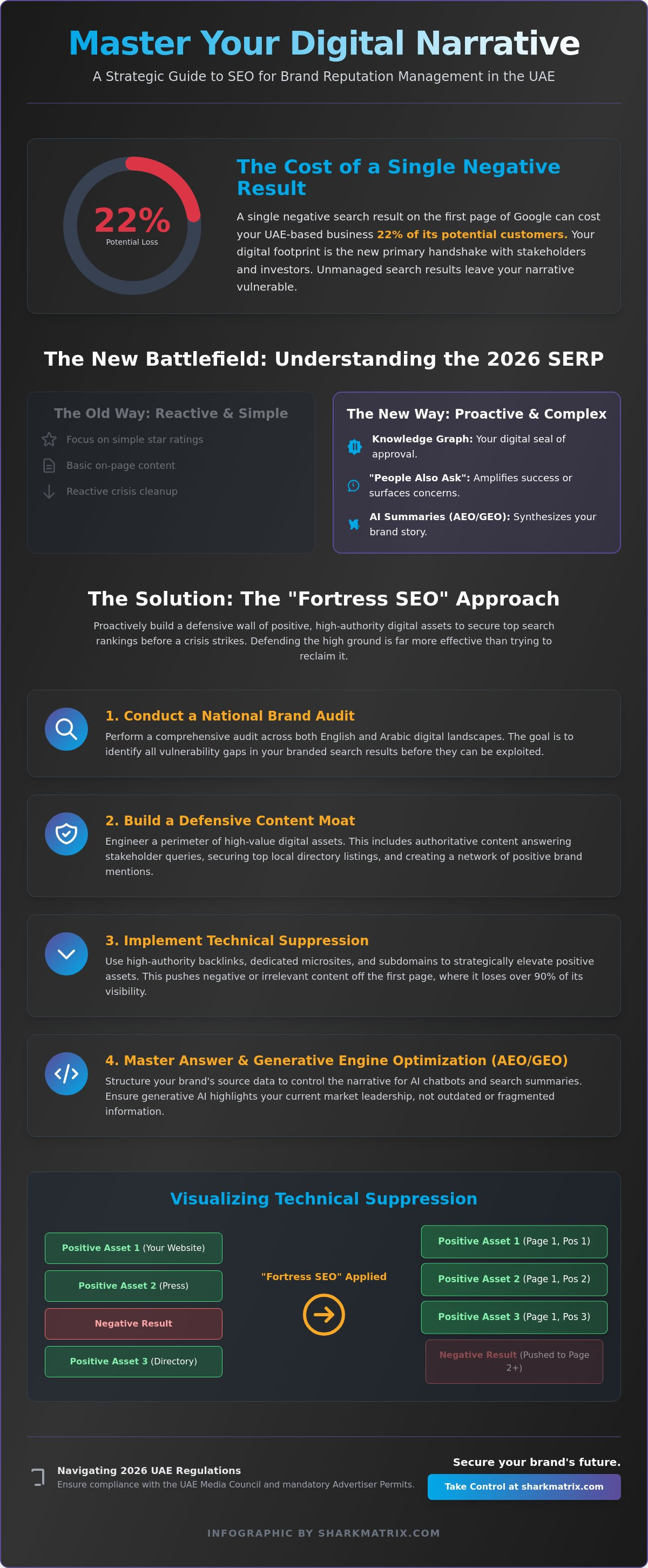 SEO for Brand Reputation Management Dubai: The 2026 National Brand Protection Guide