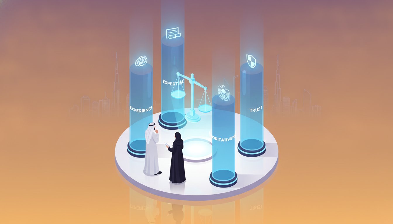 The 2026 E-E-A-T SEO Checklist for Law Firms in the UAE: Building National Authority