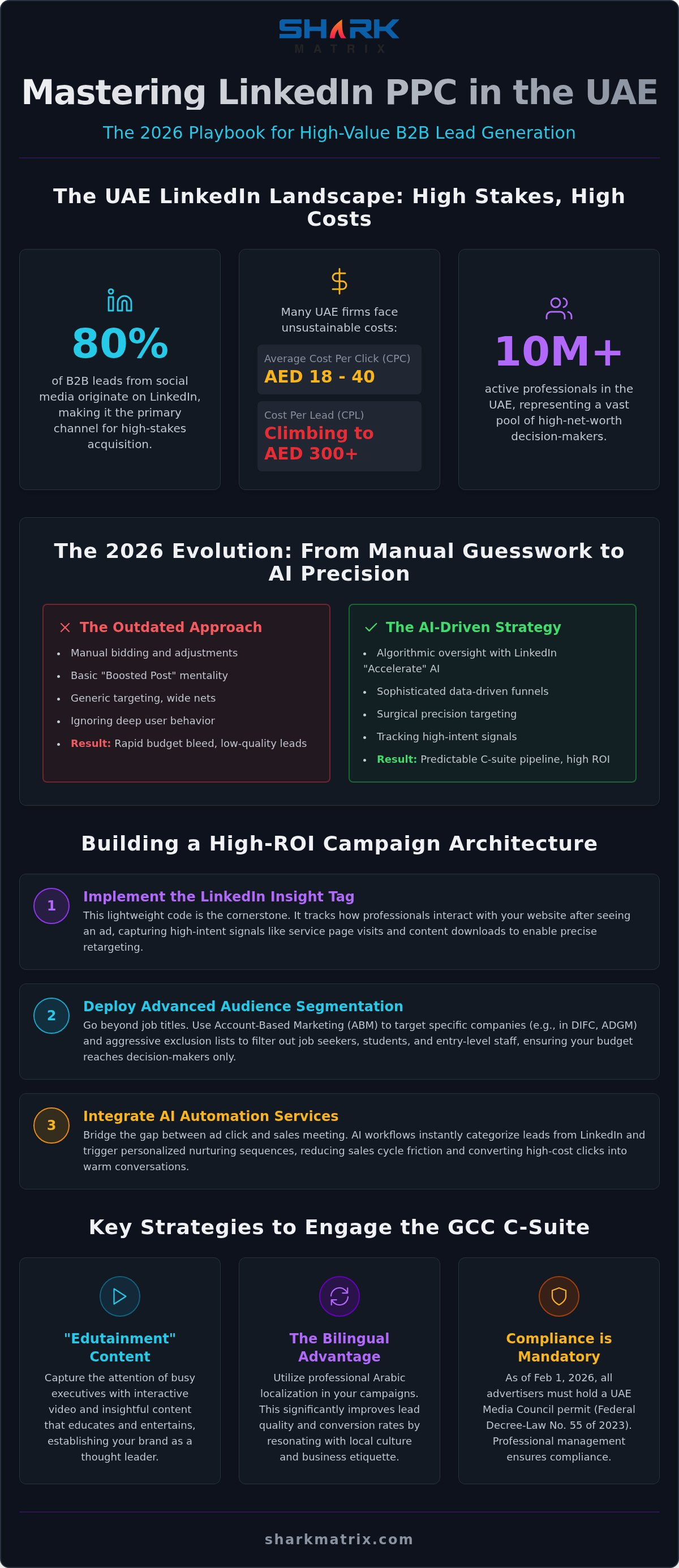 LinkedIn PPC Management: 2026 UAE Business Guide