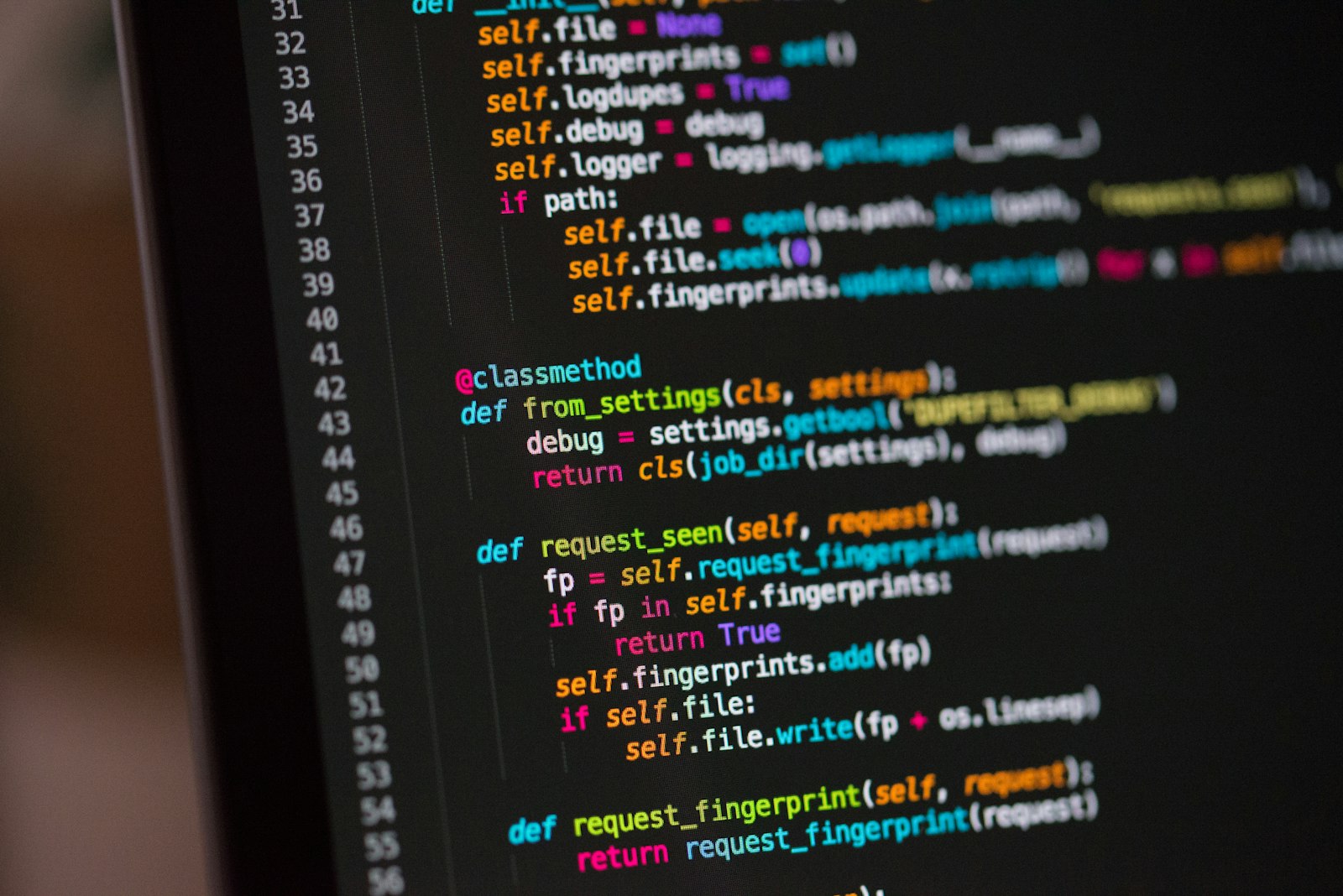 Developer writing ASP.NET application code in Visual Studio