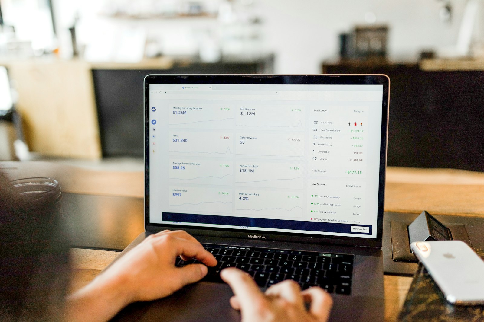 SEO analytics for a Laravel web application
